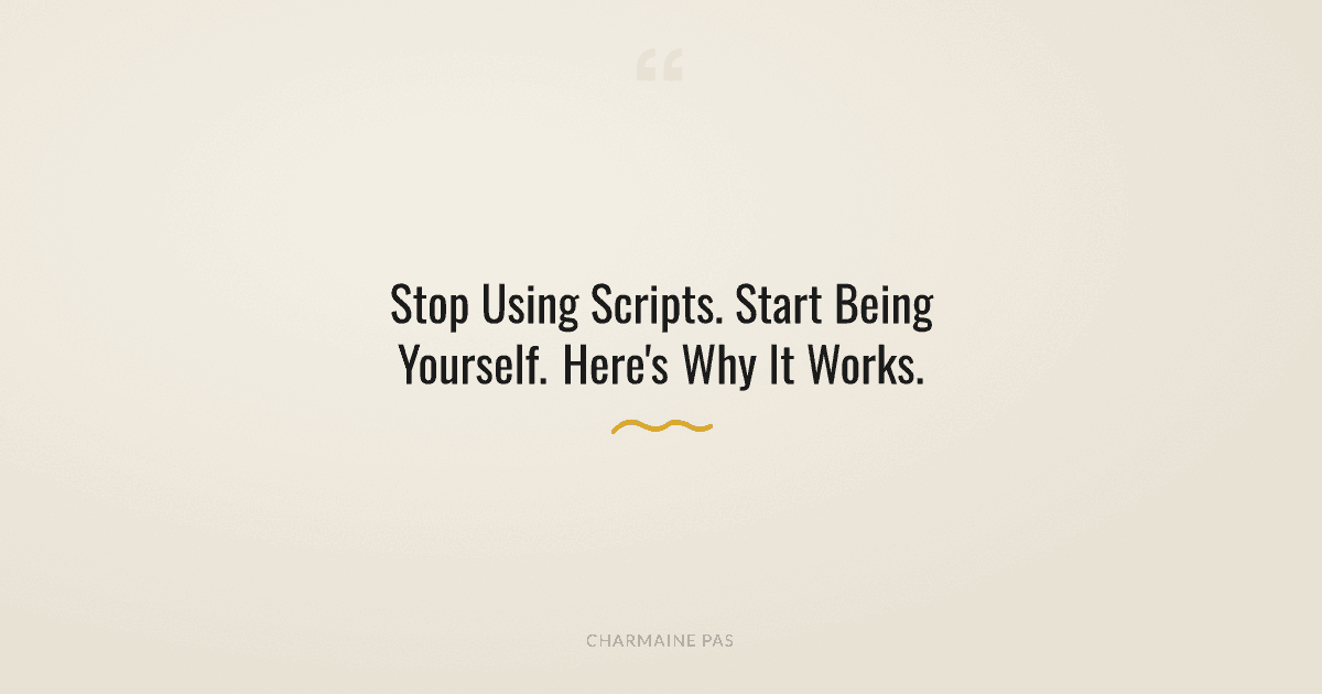 Why Authenticity Beats Scripts When You're Dating in 2025