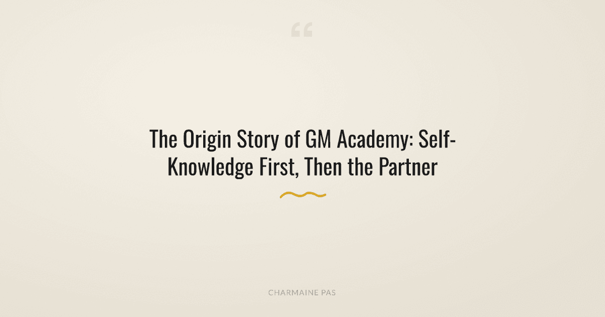 How Did GM Academy Start? The Story Behind a Dating Coach for Men