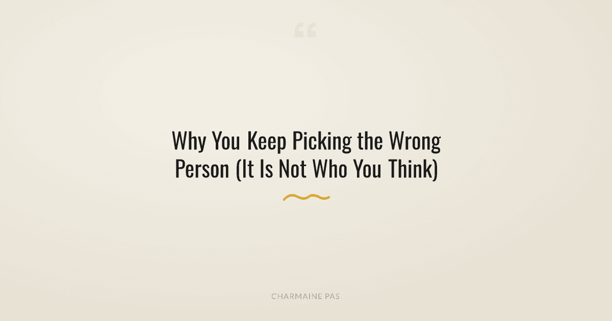 Why Don't I Know Who I Am? Identity Before Dating