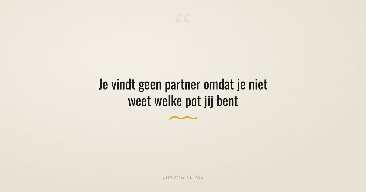 Waarom vind je geen geschikte partner? Je vist in de verkeerde vijver