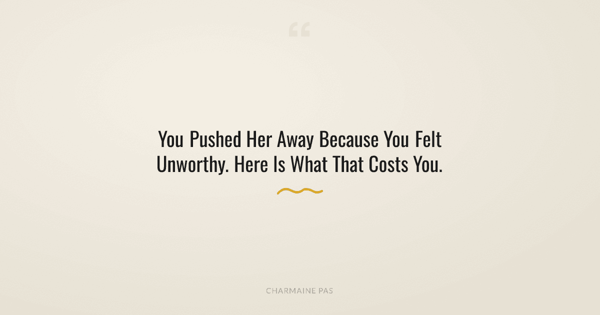 Why You Push Away Love When It Finally Feels Right