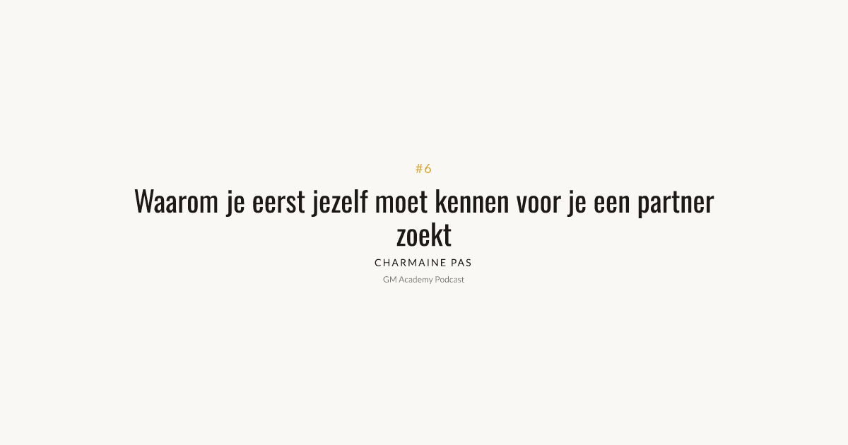 Identiteit voor dating: weet wie je bent voor je zoekt