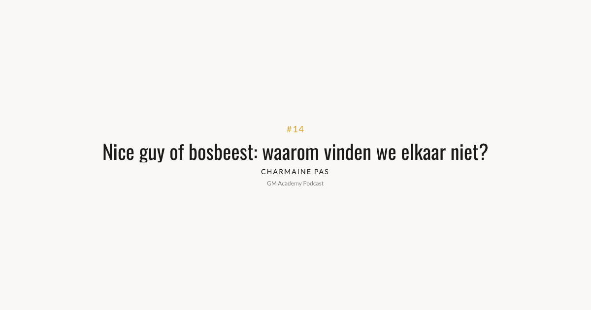 Nice guy, bosbeest en de liefde in 2025